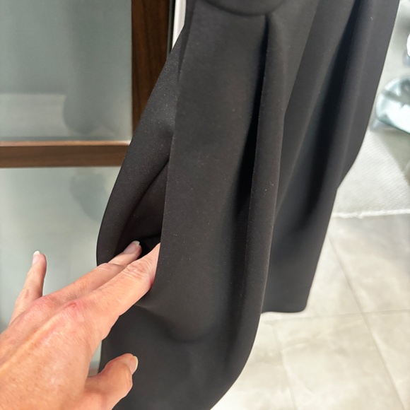 Madewell Fit & Flare Scuba Dress - Black Size 0 - Picture 6 of 11